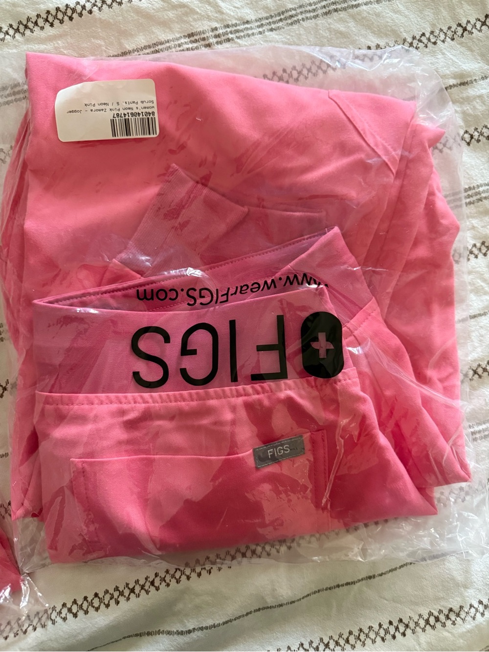 FIGS Pink Medical Scrub jogger